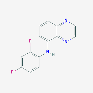 N-(2,4-difluorophenyl)-5-quinoxalinamine