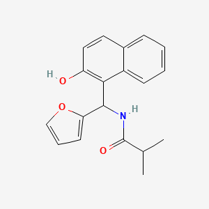 N-[2-furyl(2-hydroxy-1-naphthyl)methyl]-2-methylpropanamide