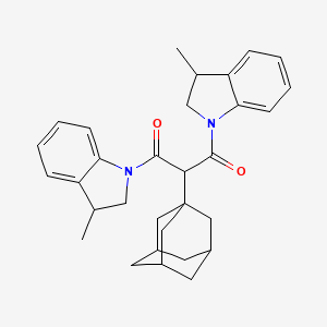 1,1'-[2-(1-adamantyl)-1,3-dioxo-1,3-propanediyl]bis(3-methylindoline)