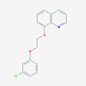 8-[2-(3-chlorophenoxy)ethoxy]quinoline