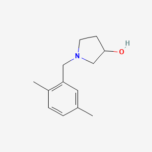 molecular formula C13H19NO B5044287 1-(2,5-dimethylbenzyl)-3-pyrrolidinol 