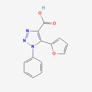 5-(2-furyl)-1-phenyl-1H-1,2,3-triazole-4-carboxylic acid