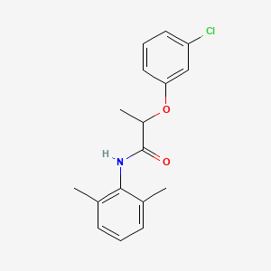 2-(3-CHLOROPHENOXY)-N~1~-(2,6-DIMETHYLPHENYL)PROPANAMIDE