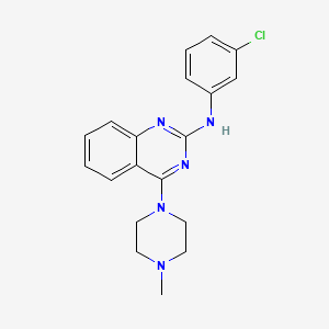 N-(3-chlorophenyl)-4-(4-methylpiperazin-1-yl)quinazolin-2-amine