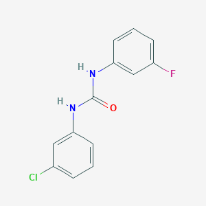 molecular formula C13H10ClFN2O B5044423 1-(3-Chlorophenyl)-3-(3-fluorophenyl)urea CAS No. 13208-30-5