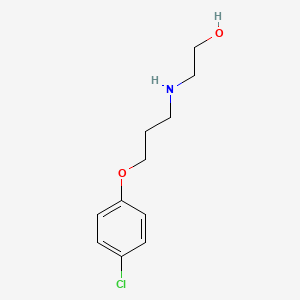 2-[3-(4-Chlorophenoxy)propylamino]ethanol