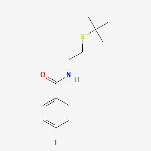 N-(2-tert-butylsulfanylethyl)-4-iodobenzamide