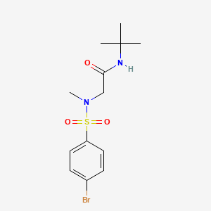 N~2~-[(4-bromophenyl)sulfonyl]-N-tert-butyl-N~2~-methylglycinamide