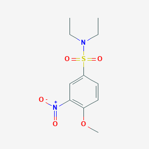 N,N-diethyl-4-methoxy-3-nitrobenzenesulfonamide