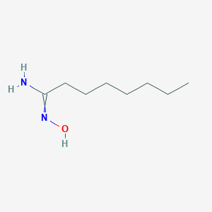 molecular formula C8H18N2O B050445 N'-羟基辛酰胺 CAS No. 114878-45-4