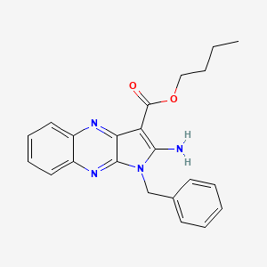 butyl 2-amino-1-benzyl-1H-pyrrolo[2,3-b]quinoxaline-3-carboxylate