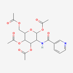 1,3,4,6-tetra-O-acetyl-2-deoxy-2-[(3-pyridinylcarbonyl)amino]hexopyranose