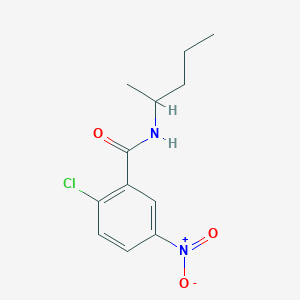 2-chloro-5-nitro-N-(pentan-2-yl)benzamide