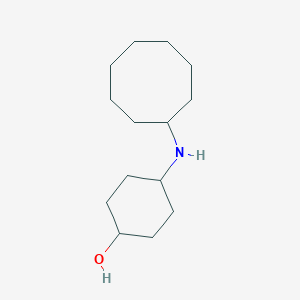 molecular formula C14H27NO B5044775 4-(Cyclooctylamino)cyclohexan-1-ol 