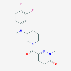 6-({3-[(3,4-difluorophenyl)amino]-1-piperidinyl}carbonyl)-2-methyl-4,5-dihydro-3(2H)-pyridazinone