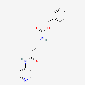 benzyl [4-oxo-4-(4-pyridinylamino)butyl]carbamate