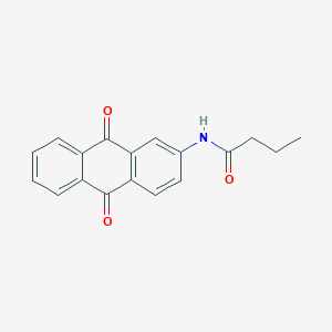 N-(9,10-dioxoanthracen-2-yl)butanamide