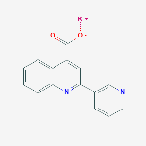 molecular formula C15H9KN2O2 B5044952 potassium 2-(3-pyridinyl)-4-quinolinecarboxylate 