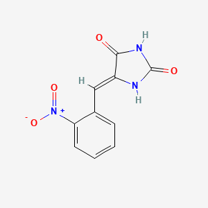 molecular formula C10H7N3O4 B5044958 (5Z)-5-(2-nitrobenzylidene)imidazolidine-2,4-dione 