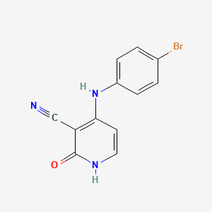 4-(4-bromoanilino)-2-oxo-1H-pyridine-3-carbonitrile