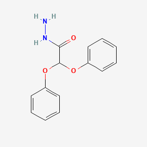 molecular formula C14H14N2O3 B5045077 2,2-diphenoxyacetohydrazide 