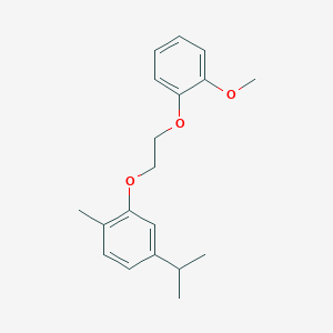 2-[2-(2-Methoxyphenoxy)ethoxy]-1-methyl-4-propan-2-ylbenzene