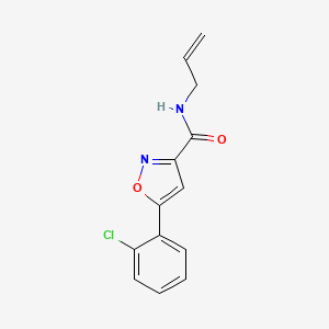 N-allyl-5-(2-chlorophenyl)-3-isoxazolecarboxamide