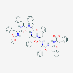 molecular formula C78H84N8O11 B050451 Boc-(phe-phe)4-och3 CAS No. 123218-80-4