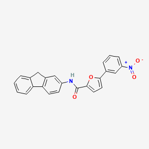 N-(9H-fluoren-2-yl)-5-(3-nitrophenyl)furan-2-carboxamide