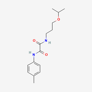 N-(4-methylphenyl)-N'-[3-(propan-2-yloxy)propyl]ethanediamide