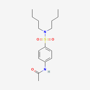 N-[4-(dibutylsulfamoyl)phenyl]acetamide