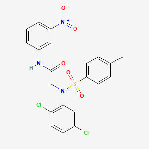 N~2~-(2,5-dichlorophenyl)-N~2~-[(4-methylphenyl)sulfonyl]-N~1~-(3-nitrophenyl)glycinamide