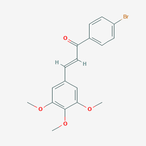 molecular formula C18H17BrO4 B504539 (E)-1-(4-bromophenyl)-3-(3,4,5-trimethoxyphenyl)prop-2-en-1-one CAS No. 1156489-21-2
