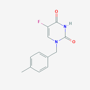 molecular formula C12H11FN2O2 B050455 1-(4-Methylbenzyl)-5-fluorouracil CAS No. 125111-04-8