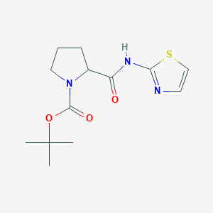 tert-butyl 2-[(1,3-thiazol-2-ylamino)carbonyl]-1-pyrrolidinecarboxylate