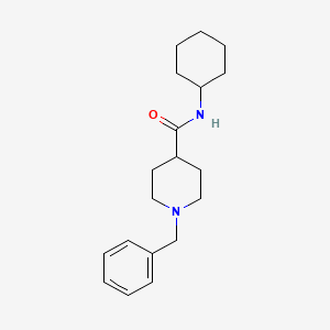 molecular formula C19H28N2O B5045590 1-benzyl-N-cyclohexyl-4-piperidinecarboxamide 