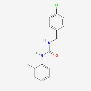 molecular formula C15H15ClN2O B5045598 N-(4-chlorobenzyl)-N'-(2-methylphenyl)urea 