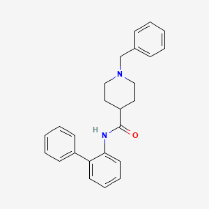 1-benzyl-N-2-biphenylyl-4-piperidinecarboxamide