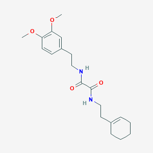 N-[2-(1-cyclohexen-1-yl)ethyl]-N'-[2-(3,4-dimethoxyphenyl)ethyl]ethanediamide