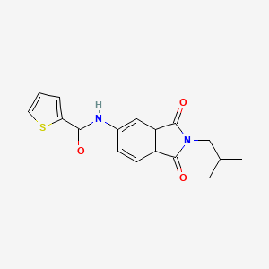 N-(2-isobutyl-1,3-dioxo-2,3-dihydro-1H-isoindol-5-yl)-2-thiophenecarboxamide