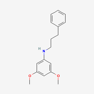 molecular formula C17H21NO2 B5045916 (3,5-dimethoxyphenyl)(3-phenylpropyl)amine 