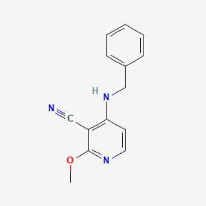 molecular formula C14H13N3O B5045972 4-(benzylamino)-2-methoxynicotinonitrile 