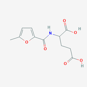 molecular formula C11H13NO6 B5045987 2-[(5-methylfuran-2-carbonyl)amino]pentanedioic acid 