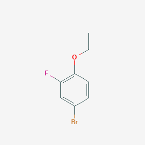 molecular formula C8H8BrFO B050460 4-Bromo-1-ethoxy-2-fluorobenzene CAS No. 115467-08-8