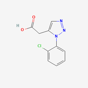 molecular formula C10H8ClN3O2 B5046009 [1-(2-chlorophenyl)-1H-1,2,3-triazol-5-yl]acetic acid 