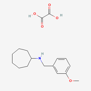 N-(3-methoxybenzyl)cycloheptanamine oxalate