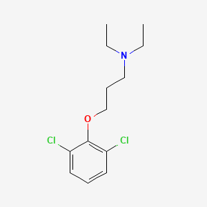 molecular formula C13H19Cl2NO B5046062 3-(2,6-dichlorophenoxy)-N,N-diethylpropan-1-amine 