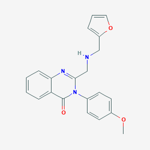 2-{[(2-furylmethyl)amino]methyl}-3-(4-methoxyphenyl)-4(3H)-quinazolinone