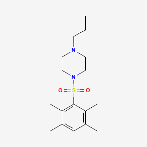 1-propyl-4-[(2,3,5,6-tetramethylphenyl)sulfonyl]piperazine