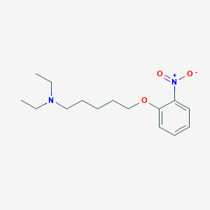 molecular formula C15H24N2O3 B5046247 N,N-diethyl-5-(2-nitrophenoxy)pentan-1-amine 